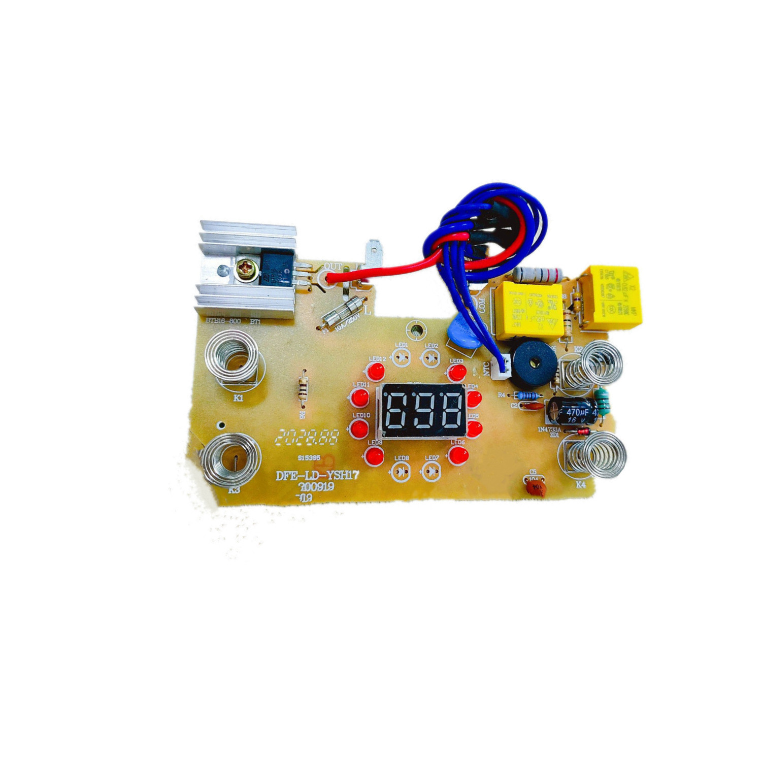 吉林便捷智能电水壶控制板方案开发设计 养生壶PCBA线路板来图做样